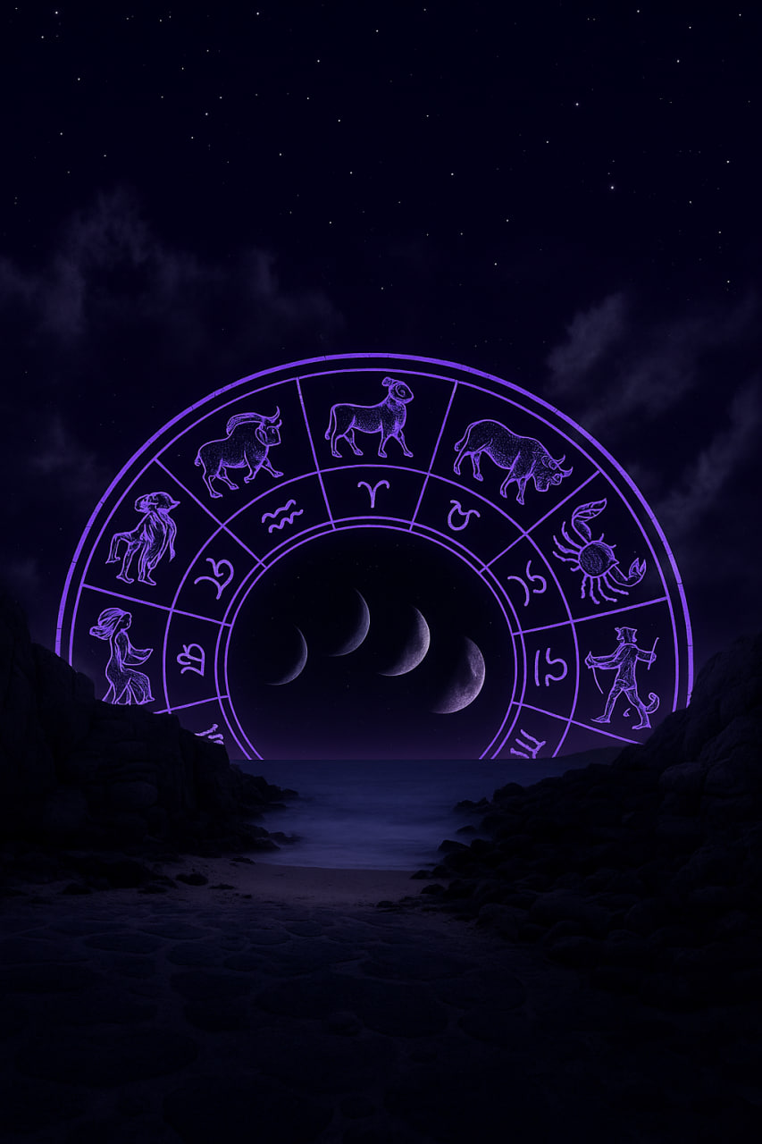 Иллюстрация AstroAI для ежедневного астропрогноза