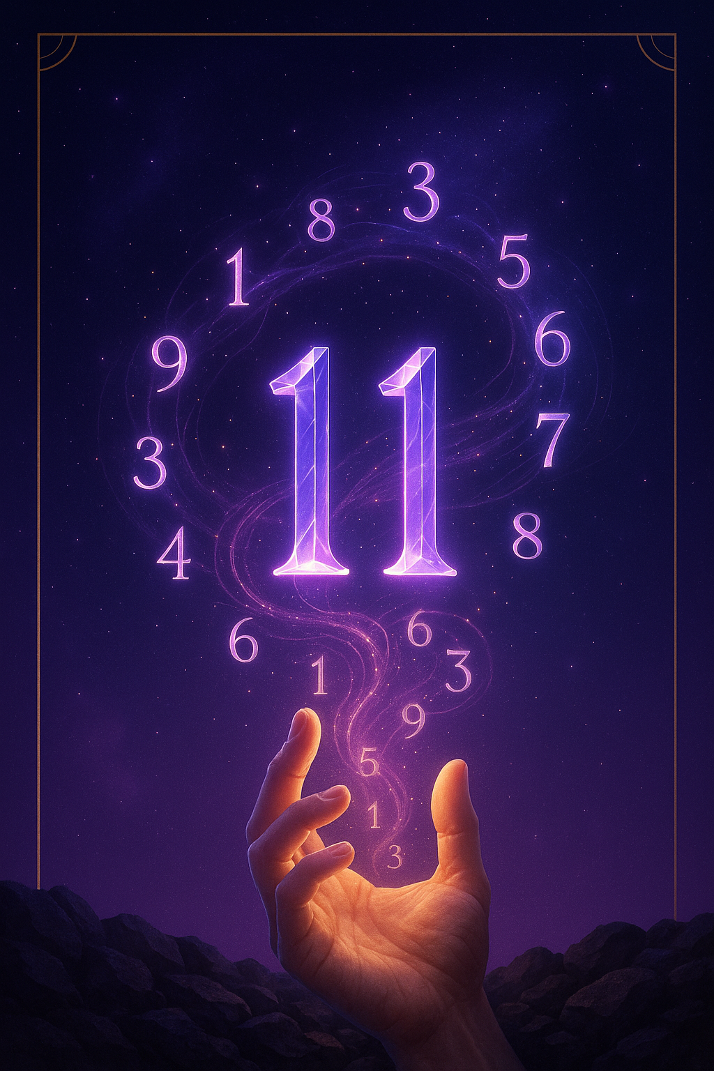 Иллюстрация AstroAI для сервиса нумерологии